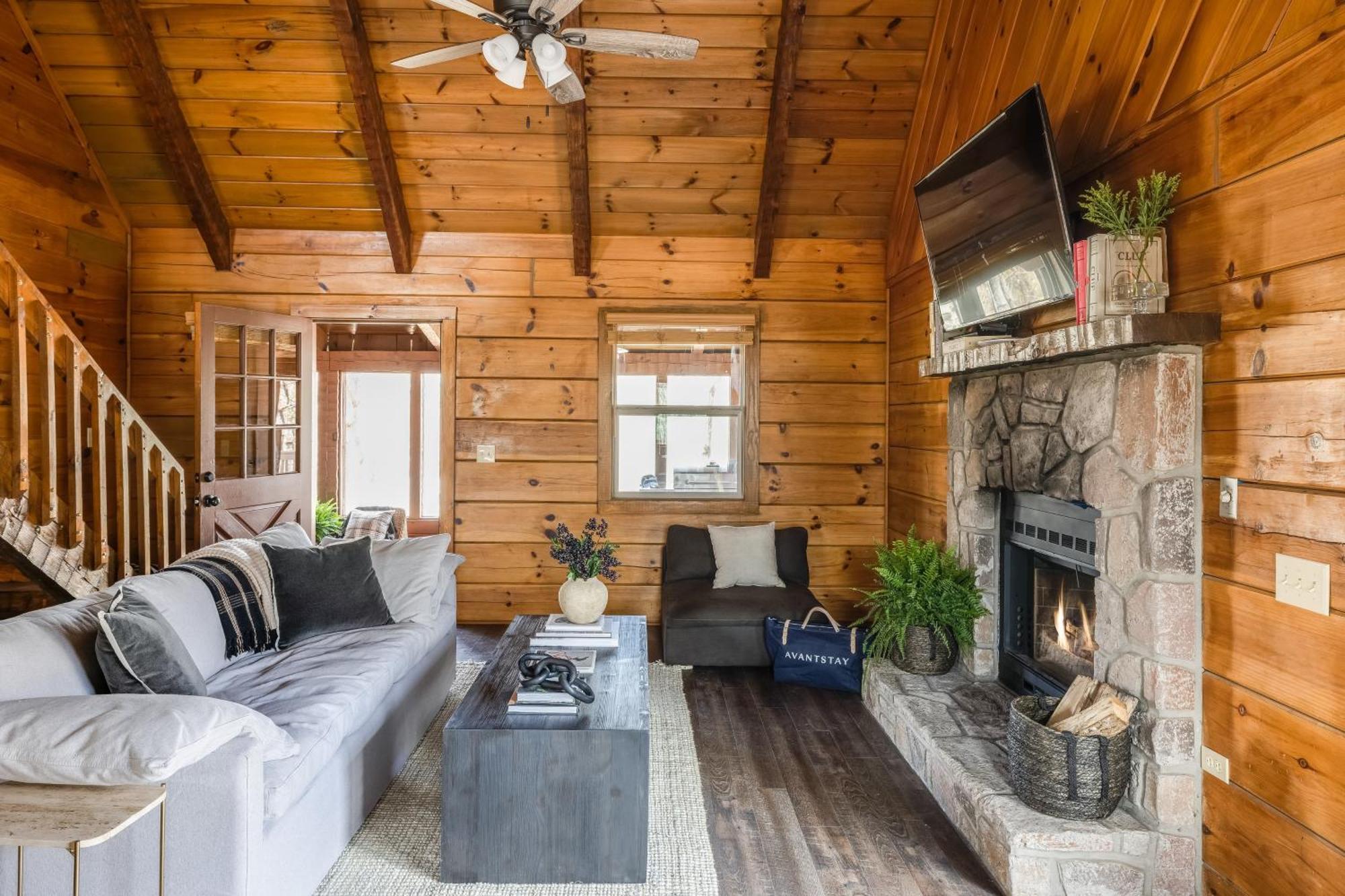 פיג'ן פורג' Dudley III By Avantstay Cosy Mountain Home W Hot Tub Great Views מראה חיצוני תמונה